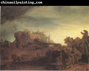 Rembrandt Peale Landscape with a Castle (mk05)