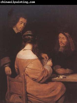 TERBORCH, Gerard The Card-Players (mk08)