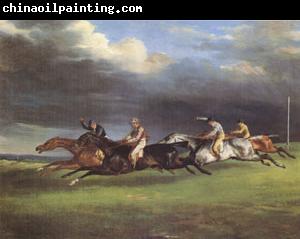 Theodore   Gericault The Derby at Epsom in 1821 (mk05)