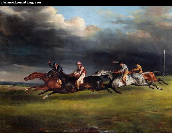 Theodore   Gericault The Epsom Derby (mk09)