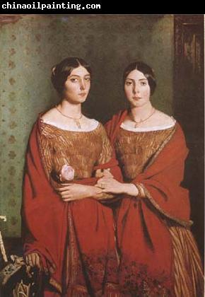 Theodore Chasseriau The Sisters of the Artist (mk09)