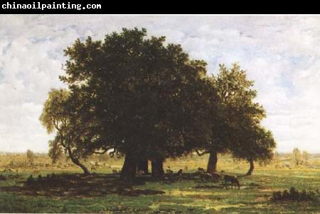 Theodore Rousseau Oak Trees near Apremont (mk09)