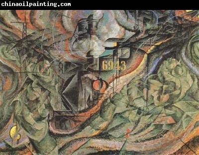 Umberto Boccioni State of Mind II The Farewells (mk09)