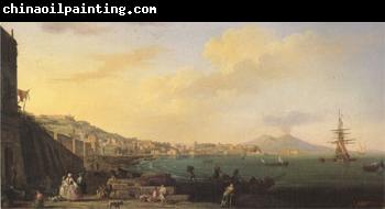 VERNET, Claude-Joseph View of Naples with Nt.Vesuvius (mk05)