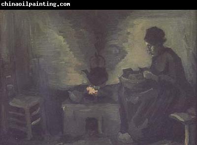 Vincent Van Gogh Peasant Woman near the Hearth (mk06)