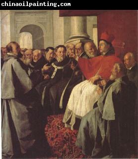 ZURBARAN  Francisco de St Bonaventure at the Council of Lyons (mk05)