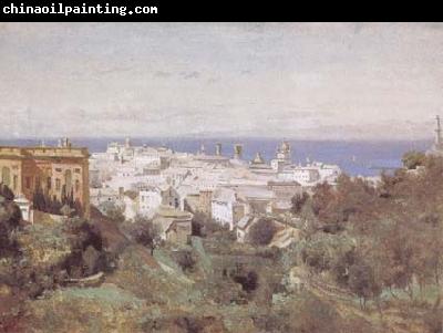 camille corot View of Genoa (mk09)