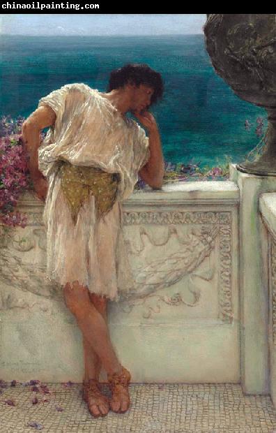 Alma-Tadema, Sir Lawrence The Poet Gallus Dreaming (mk23)