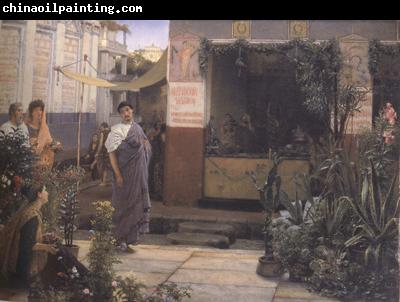 Alma-Tadema, Sir Lawrence The Flower Market (mk23)