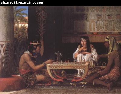 Alma-Tadema, Sir Lawrence Egyptian Chess Players (mk23)