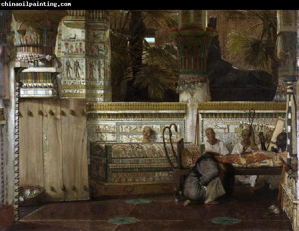 Alma-Tadema, Sir Lawrence An Egyptian widow in the Time of Diocletian (mk23)