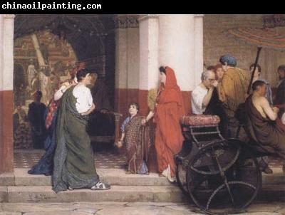 Alma-Tadema, Sir Lawrence Entrance to a Roman Theatre (mk23)