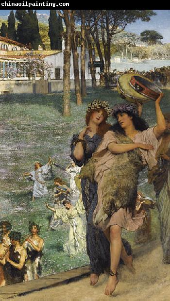Alma-Tadema, Sir Lawrence On the Road to the Temple of Ceres (mk23)