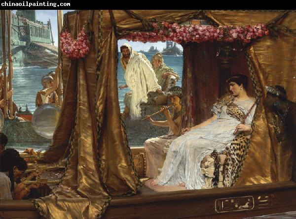 Alma-Tadema, Sir Lawrence The Meeting of Antony and Cleopatra (mk23)