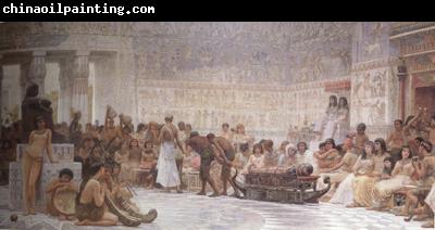 Alma-Tadema, Sir Lawrence Edwin Long,An Egyptian Feast (mk23)