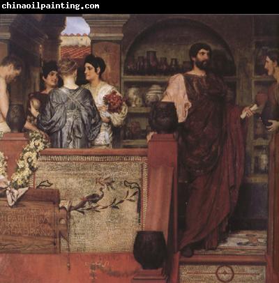 Alma-Tadema, Sir Lawrence Hadrian Vistiting a Romano-British Pottery (mk23)