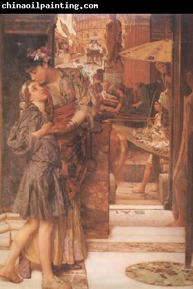 Alma-Tadema, Sir Lawrence The Parting Kiss (mk24)