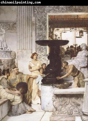 Alma-Tadema, Sir Lawrence The Sculpture Gallery (mk23)