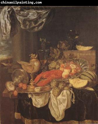 BEYEREN, Abraham van Still Life with Lobster (mk08)