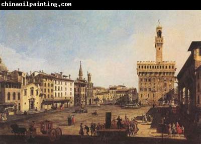 Bernardo Bellotto Piazza della Signoria in Florence (mk08)