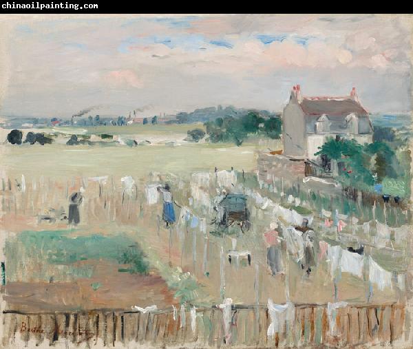 Berthe Morisot Hanging the Laundry out to Dry (nn02)