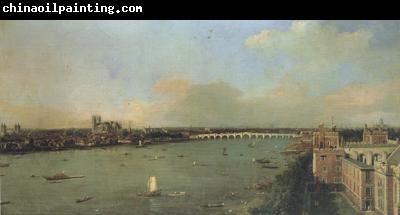 Canaletto Il Tamigi col ponte di Westminster nel fondo (mk21)