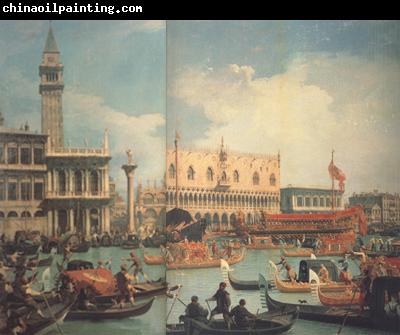 Canaletto Ritorno del bucintoro al Molo nel giorno dell'Ascensione dopo Il (mk21)