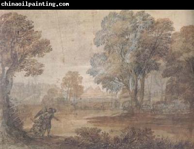 Claude Lorrain Landscape with Tobias and the Angel (mk17)