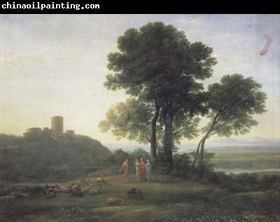 Claude Lorrain Landscape with Jacob and Laban (mk17)