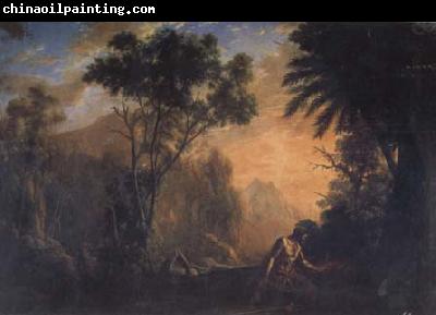 Claude Lorrain Landscape with St Onofrio (mk17)