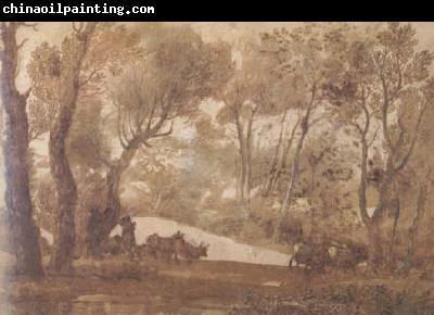 Claude Lorrain Deer-Hunt (mk17)