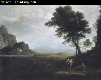 Claude Lorrain Landscape with Hagar and Ishmael in the Desert (mk17)