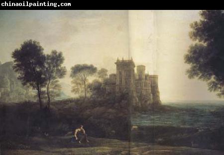 Claude Lorrain Landscape with Psyche at the Palace of Cupid (mk17)