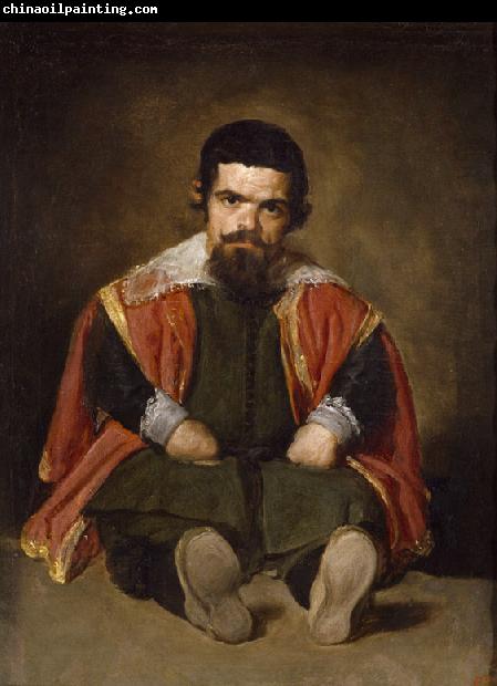 Diego Velazquez A Dwarf Sitting on the Floor (Don Sebastian de Morra) (df01)