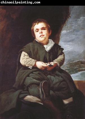 Diego Velazquez Portrait du nain Francisco Lezcano (el Nino de Vallecas) (df02)