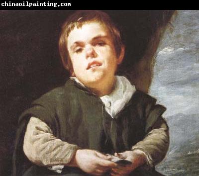 Diego Velazquez The Dwarf Francisco Lezcano (el Nino de Vallecas) (detail) (df01)