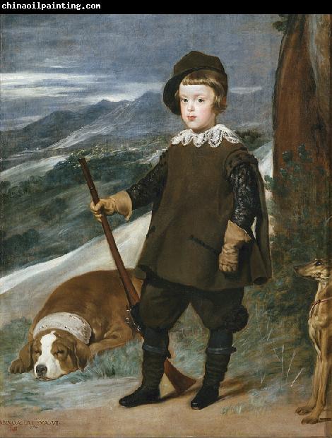 Diego Velazquez Prince Baltasar Carlos as a Hunter (df01)