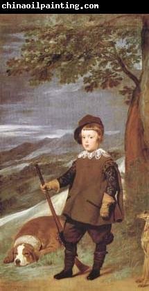 Diego Velazquez Portrait du Prince Baltasar Carlos en costume de chasse (df02)