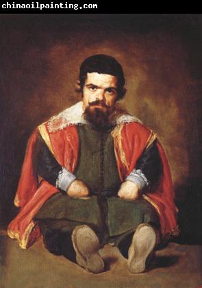 Diego Velazquez Portrait d'un nain assis a terre (don Sebastian de Morra) (df02)