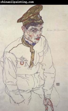 Egon Schiele Russian Prisoner of War (Grigori Kladjishuili) (mk12)