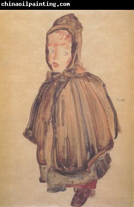 Egon Schiele Girl with Hood (mk12)