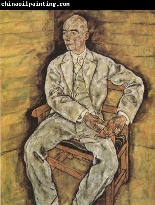 Egon Schiele Portrait of Victor Ritter von Bauer (mk12)