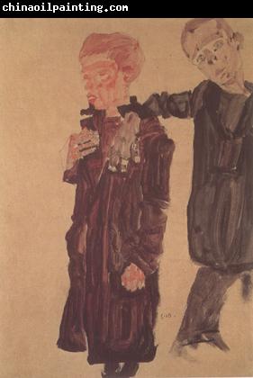 Egon Schiele Two Guttersnipes (mk12)