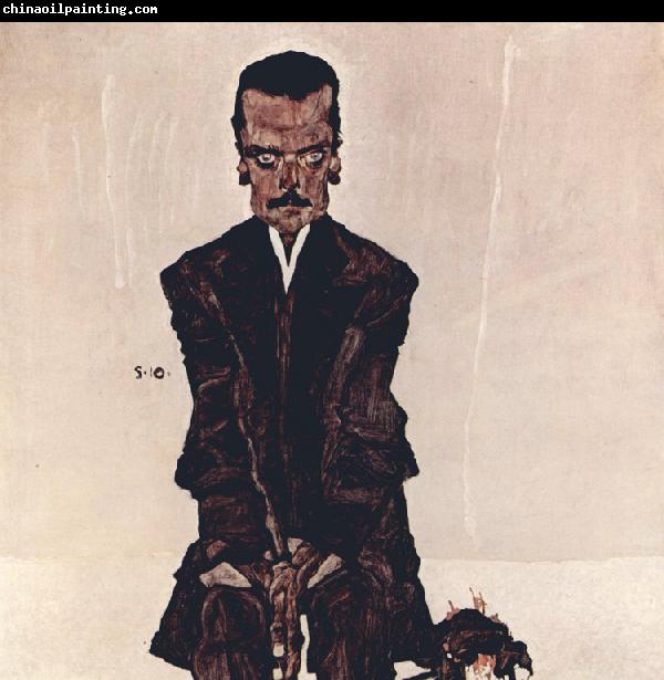 Egon Schiele Portrait of the Publisher Eduard Kosmack (mk12)