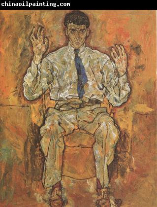 Egon Schiele Portrait of the Painter Paris von Gutersloh (mk12)