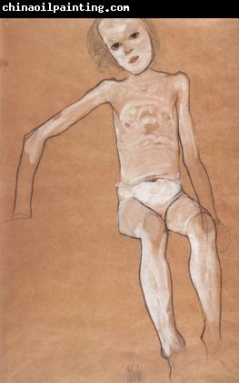 Egon Schiele Seated Nude Girl (mk12)