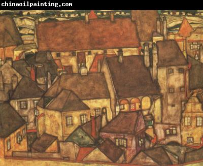 Egon Schiele Yellow City (mk12)