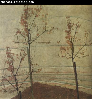 Egon Schiele Autumn Trees