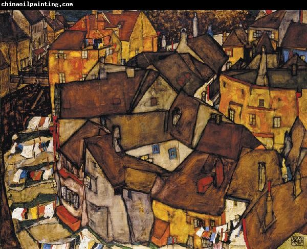 Egon Schiele Krumau Town Crescent I(The Small City V) (mk12)