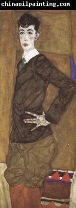 Egon Schiele Portrait of Erich Lederer (mk12)